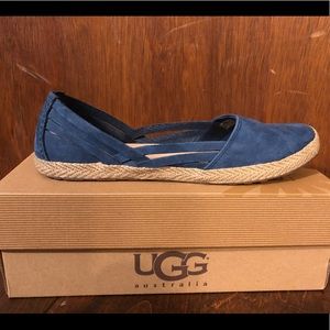 UGG navy suede espadrilles
